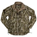 Mossy Oak Men's Sherpa Fleece Lined Camo Hunting Jacket, Original Bottomland, XX-Large