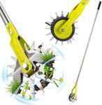 G GREENLY-AG Edger Lawn Tool, 58-Inch Rotary Edger Lawn Tool, Sidewalk Yard Manual Lawn Edger, Cushion Grip with Stainless Steel Handle Edgers for Landscaping