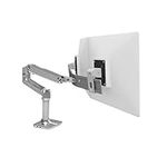 Ergotron – LX Dual Direct Monitor Arm, VESA Desk Mount – for 2 Monitors Up to 25 Inches, 2 to 11 lbs Each – Polished Aluminum