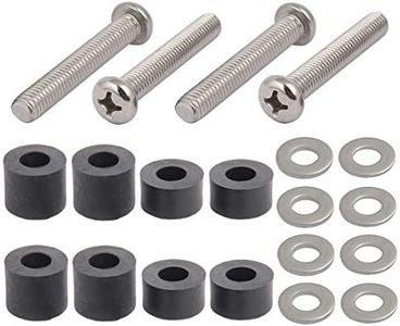 Adiyer M8 Screws for Samsung TV Wall Mount 304 Stainless Steel M8 x 45mm TV Mounting Bolts Screws for Samsung TV with 25mm Long Spacers