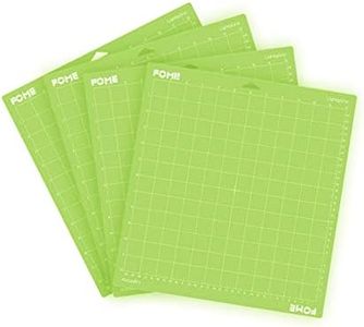 Cutting Mat for Cricut, FOME 4PCS Standard Adhesive Grip Cutting Mat 12x12 inch Standard Adhesive Sticky Quilting Replacement Cut Mats for Cricut Maker 3/Maker/Explore 3/Air 2/Air/One