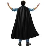 Adult Superhero Capes and Masks - Halloween Capes Party Dress Up Superhero Costume Superhero Party Capes, Black, Medium