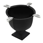 Stinky Cigar Ashtrays Box Pressed Ashtray, Cast Iron Black