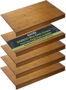 Wire Shelf Covers for Pantry, Bamboo Shelf Covers for Wire Shelving Closet
