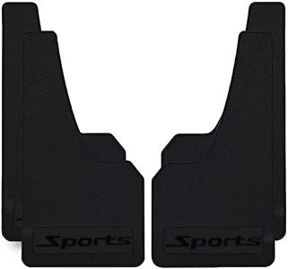 4PCS Universal Car Mud Flaps Rubber Mudguard Splash Guards Rubber Mudguard for Universal Sports Mud Flaps Guards Splash Front Or Rear Guards（Black）