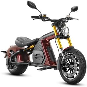 eAhora 4000W M8S Electric Motorcycle for Adults,50 MPH 72V 35Ah Lithium Battery 87 Miles Long Range, Full Suspension Dual Hydraulic Brakes,IP6 Color LCD Display Street Legal High Speed Scooter