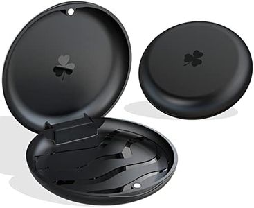 ARGOMAX - 2 Pack Retainer Mouth Guards Travel Cases, Black + Black.
