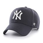 '47 Forty Seven Brand MVP New York Yankees Curved Visor Snapback Cap Navy MLB Limited Edition