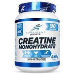 Creatine Monohydrate Powder 450g NSF Certified For Increased Muscle Growth & Performance - Pre-workout Muscle Builder - Supports Athletic Performance - Creatine Powder for Workouts - 90 Servings by CONFIDENT SPORTS