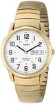 TIMEX Men's T20471 Easy Reader Gold-Tone Stainless Steel Expansion Band Watch