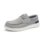 Bruno Marc Men’s Loafers Casual Slip-on Canvas Walking Boat Shoes,Size 11,Grey,SBLS223M