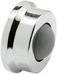 Prime-Line Products J 4724 Door Wall Stop, 1-in, Rubber Bumper, Polished Chrome