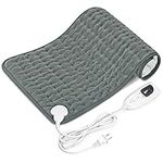 Heating Pad - KLADNDER Electric Heating Pad for Back Pain, 12"x24" Moist & Dry Fast Heat Pad, 6 Heat Settings with Auto Shut Off, Ideal Heated Pad for Neck Shoulders Back Sore Muscle Relief