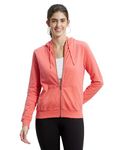 Jockey Women's Cotton Hooded Neck Regular Fit Hoodie (AW30_Blush Pink_XXL_Blush Pink_2XL)