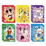 18 Pcs Micckey Mouse Make a Face Stickers, Make Your Own Stickers, Face Stickers for Kids, Kids Stickers for Birthday Party School Class Home Gift Wrap Decoration, As Children's Holiday Gifts