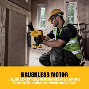 DEWALT 18V XR Cordless Brushless Nail Gun – Electric Nailer