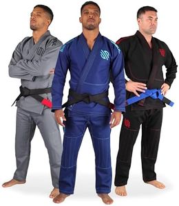 Sanabul Essential BJJ Gi for Men Brazilian Jiu Jitsu Gi Lightweight Preshrunk Fabric for Jiu-Jitsu Training & Competition - Navy, A0