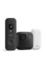 Blink Outdoor 2K+ Camera + £0 Video Doorbell 2K+ (Black) | Smart Security Camera & Doorbell Bundle | 2K video, enhanced audio, long-lasting battery life | Sync Module Core incl. | IP65