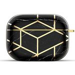 MVYNO Cover Compatible with Airpods Pro| EARPODS NOT Included | Beautiful Cases Compatible with Airpods Pro for Girls & Women (Airpods Pro, Golden Black)