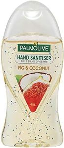 Palmolive Antibacterial Instant Hand Sanitiser, 48mL, Coconut and Fig, Travel Size, Kills 99.9 Percent of Germs, Non-Sticky, Rinse Free