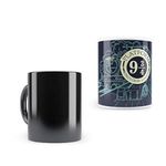 MCSID RAZZ - Harry Potter - Platform 93/4 Morphing Magic Heat Changing Mug (with Gift Coaster) - Officially Licensed by Warner Bros USA