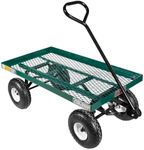 Farm Tuff 20-Inch x 38-Inch Metal Deck Wagon