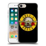 Head Case Designs Officially Licensed Guns N' Roses Bullet Logo Key Art Soft Gel Case Compatible With Apple iPhone 7/8 / SE 2020 & 2022