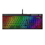 HyperX Alloy Elite 2 – Mechanical Gaming Keyboard, Red Linear Switch, Software-Controlled Light & Macro Customization, ABS Pudding Keycaps, Media Controls, RGB LED Backlit (UK Layout)