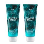 Bombay Shaving Company Shaving Cream with Tea Tree oil, Aloe Vera and Menthol Extracts- 2 x 100 g (Value Pack of 2)