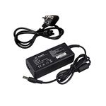 SellZone Laptop Adapter Charger for Fujitsu AH532, AH572, BH531, C1410 (Power Cord Included) 19V 3.42A 65W Pin Size 5.5mm x 2.5mm-Black