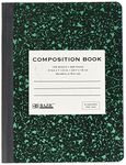 BAZIC Quad-Ruled Marble Composition Book, 5.1 Inch, 100 Count