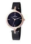 Daniel Klein Analog Gun Black Dial Women's Watch-DK11914-3