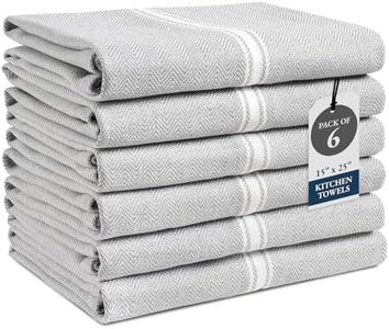 LANE LINEN 100% Cotton Kitchen Towels Set of 6