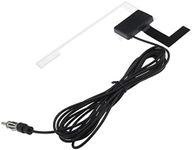 SING F LTD Car DAB Digital Radio Aerial Car Radio Amplified Digital Glass Mount Antenna DIN Adapter with 3m Extension Cable Compatible with Sony Car Audio