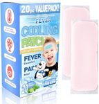 Kids Cooling Patches for Fever Discomfort & Pain Relief, 20 Pcs Cooling Relief Fever Reducer, Soothe Headache Pain