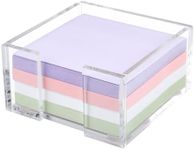 Acrylic Sticky Note Holder, 3 x 3 C