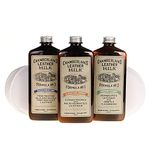 Chamberlain's Leather Milk Formula No. 1 2 & 3 - Leather Care Liniment, Straight Cleaner & Water Protectant Made in the USA - 2 0.35 L