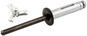 Allstar Performance ALL18082 Black 3/8" Aluminum Mandrel Tri-fold Rivet with Small Head, (Set of 250)