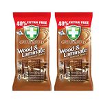 Green Shield 2 x Wood & Laminate 100 Wipes