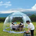 LINCYS Tent, 5-7 Person Igloo Dome Garden Patio Canopy Shelter, Large Premium Oversize Instant Greenhouse Weather Pod for Party, Camping