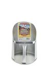 Little Giant® Galvanized Feed Scoop for Livestock | Heavy Duty Stackable Feed Scoop with Enclosed Handle | 3 Quart