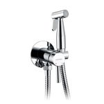 GRIFEMA Hand-Held Bidet Sprayer for Toilet – Solid Brass Shattaf Spray Head with Manual Trigger Control, Handheld Rinse for Personal Hygiene and Bathroom Cleaning, Wall Holder Included