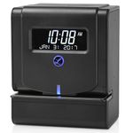 Lathem Heavy Duty Maintenance-Free Thermal Print Time Clock (2100HD), Black, 9.8" x 6" x 8"