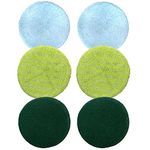 BulbHead 15405 Heads-2 Microfiber Floor Mop Scrubber, 2 Polishing, Replacement Pads