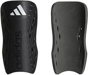 adidas Unisex-Adult Tiro Soft Ground Club Shin Guards, Black/White/White, Large