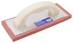 Edward Tools Rubber Sponge Float - 10” x 4” x 5/8” - Flat for Masonry, Concrete, Drywall, Stucco or Grout - Fine Texture Rubber Sponge Pad