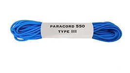 Spillbox 50ft 550 Cord Paracord Parachute Survival Cord (Light Blue)