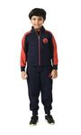 SHOPMORE Comfortable Track Suit For Boys, Regular Fit Design, Zip Closure with Minimalist Style Blue