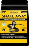 TOP NOTCH Snake Repellent Powder For Indoor & Outdoors Non-Toxic, Organic, Effective, Pet Friendly, Biodegradable With Free Pair Of Gloves (1Kg Pack Of 5)