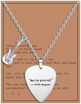 COTATI Quotes Guitar Pick Necklace Outfits Jewelry Accessories Inspired Fans Gift Merch (“Bet On Yourself“)